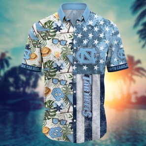 North Carolina Tar Heels NCAA Flower Hawaii Shirt For Fans Ver 8