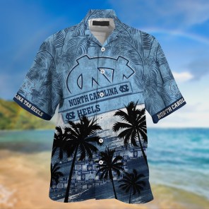 North Carolina Tar Heels NCAA Palm Tree Pattern Hawaii Shirt For Sports Fans