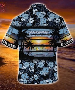 North Carolina Tar Heels Summer Hawaiian Shirt, Floral Pattern for Sports Enthusiast This Year