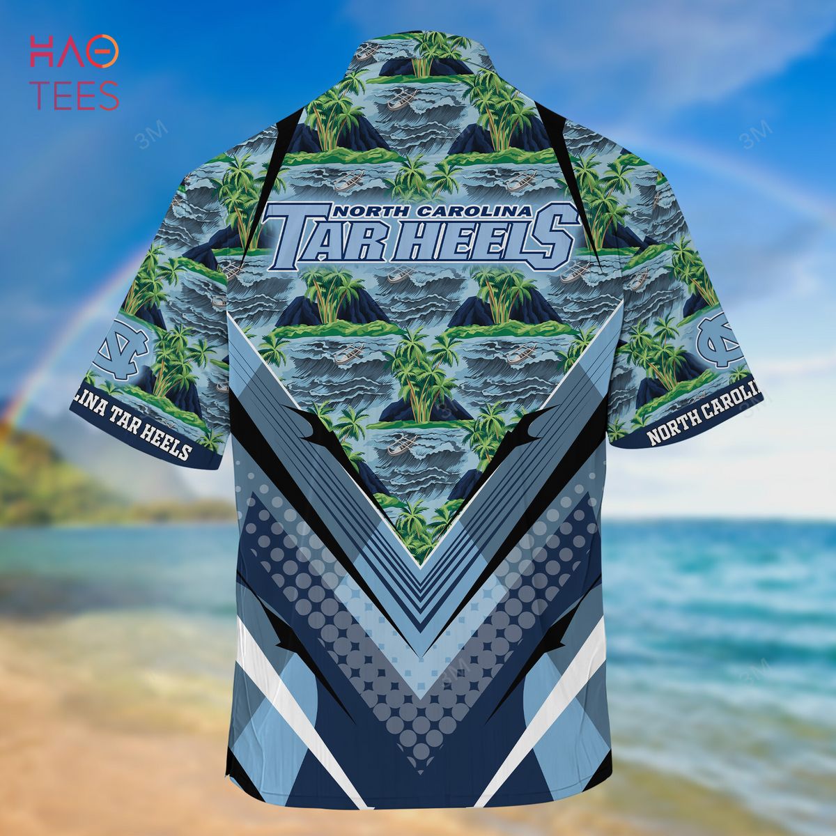 North Carolina Tar Heels Summer Hawaiian Shirts for Fans Ver 1