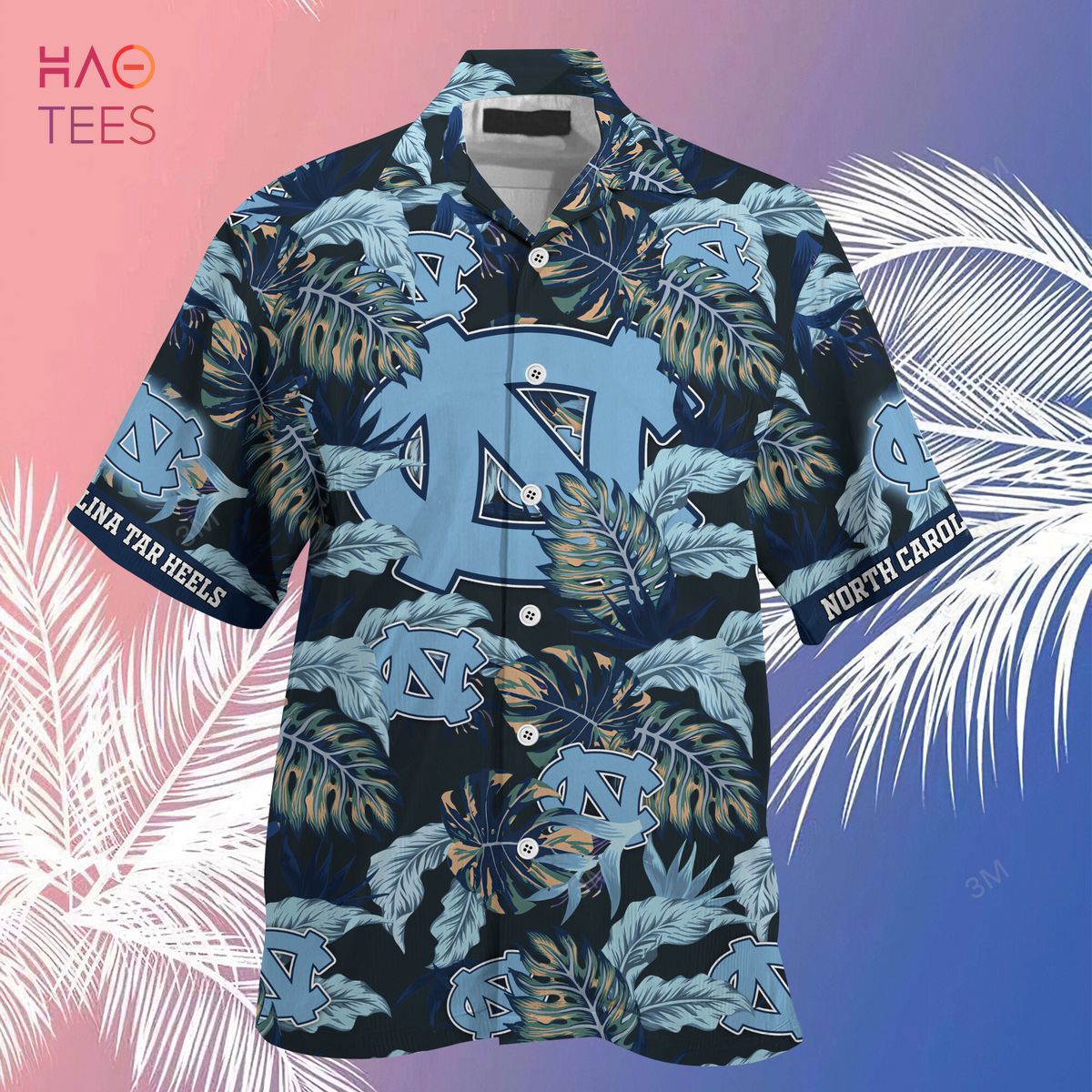 North Carolina Tar Heels Summer Hawaiian Shirts for Fans Ver 2