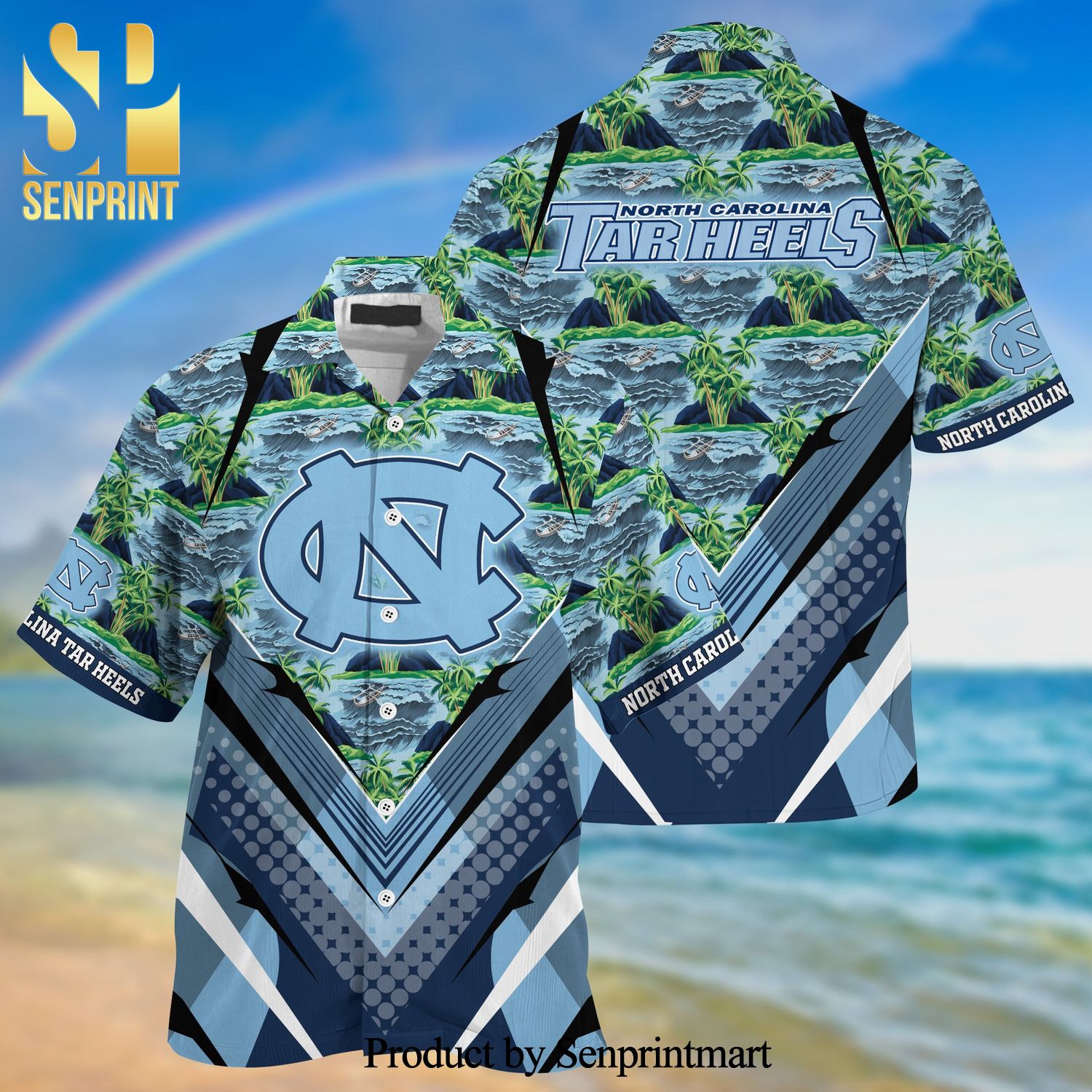North Carolina Tar Heels Summer Hawaiian Shirts for Sports Fans This Season