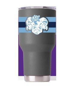 North Carolina Vault Gray Tumbler - Great for North Carolina Fans