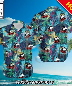 Northern Illinois Huskies Floral Tropical Hawaiian Shirt