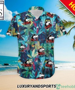Northern Illinois Huskies Floral Tropical Hawaiian Shirt
