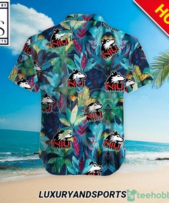 Northern Illinois Huskies Floral Tropical Hawaiian Shirt