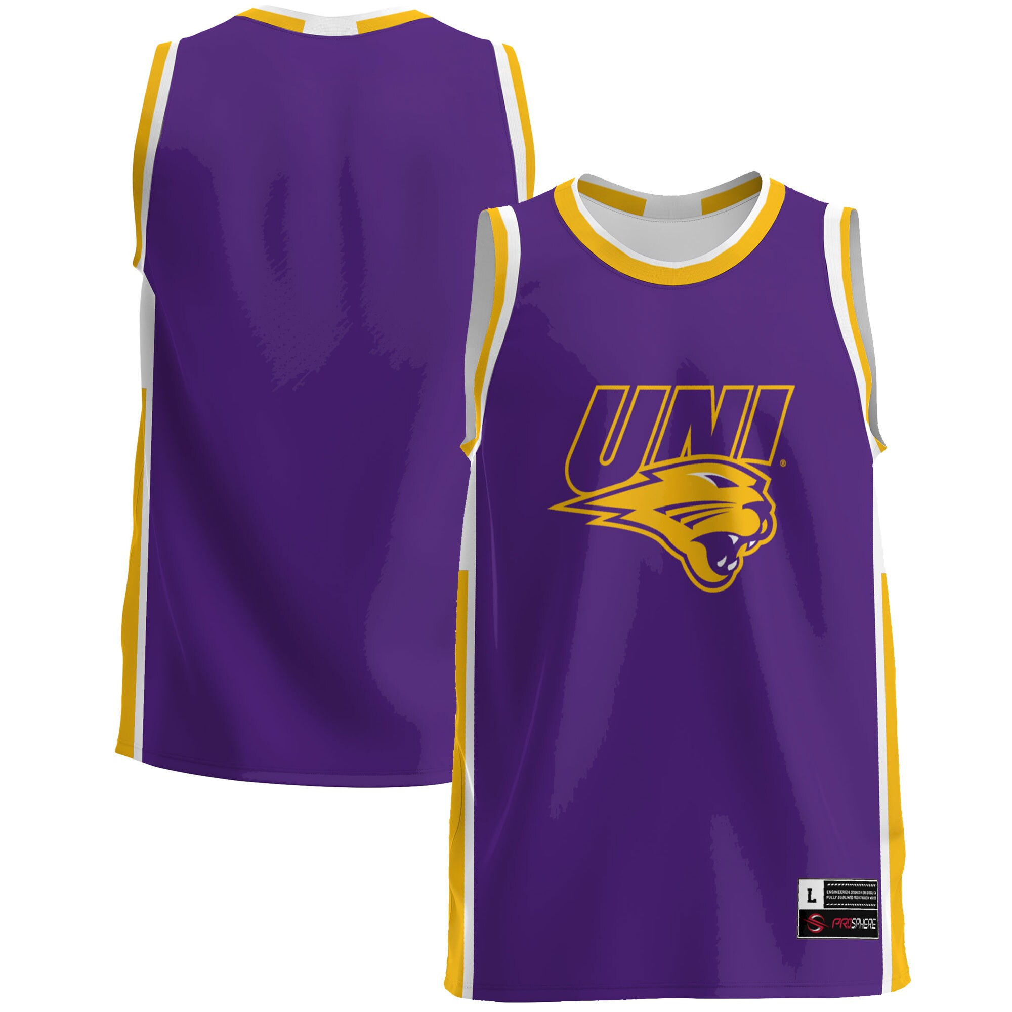 Northern Iowa Panthers Basketball Jersey - Purple Ncaa