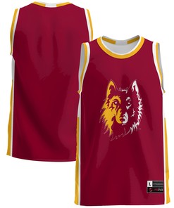 Northern State University Wolves Basketball Jersey - Maroon Ncaa