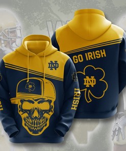 Notre Dame Fighting Irish Custom Sport All Over Print Hoodie 3D 3