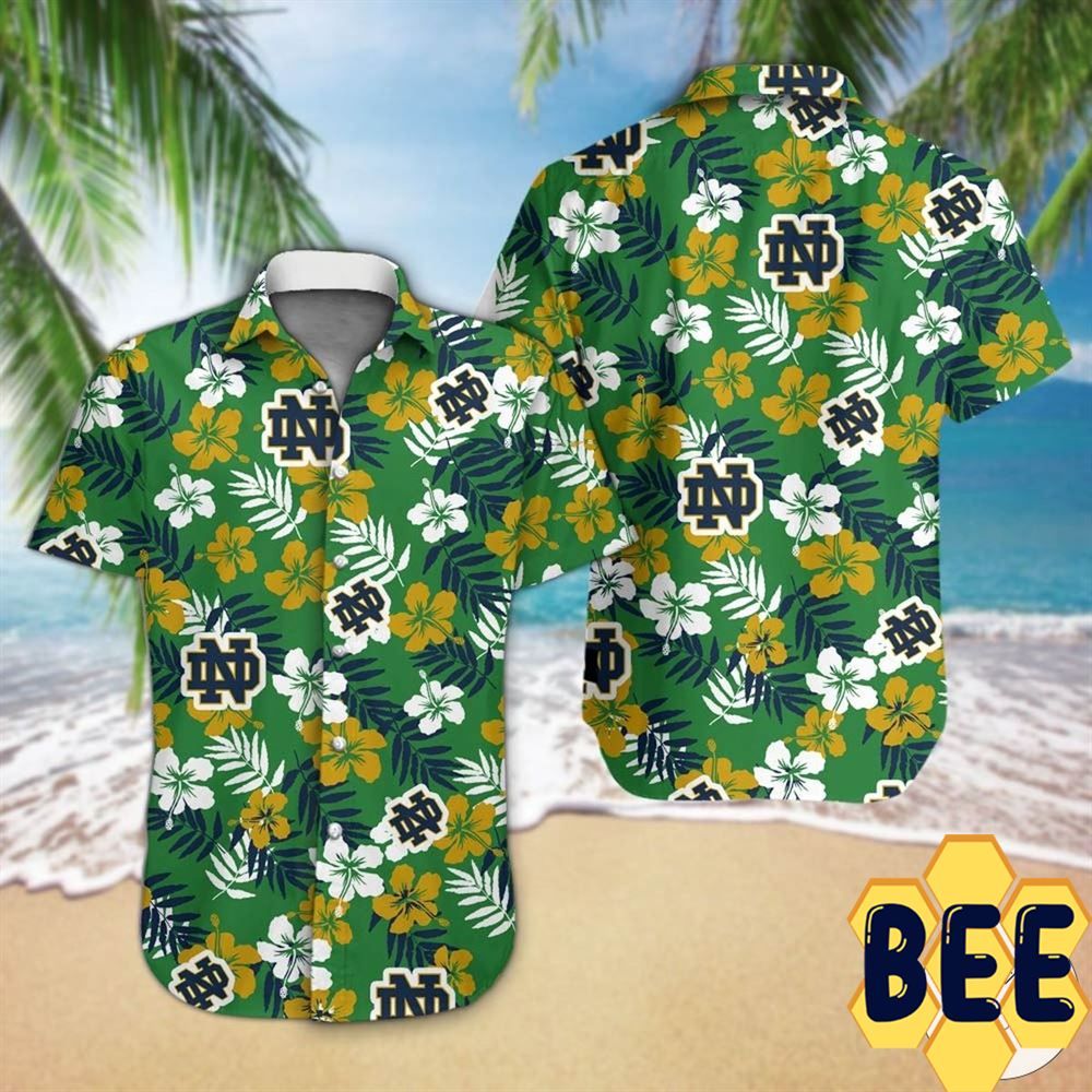 Notre Dame Fighting Irish Football Hawaiian Shirt