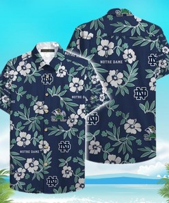 Notre Dame Fighting Irish Football Team Notre Dame Hawaiian Shirt