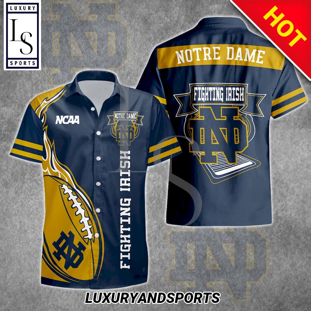 Notre Dame Fighting Irish Hawaiian Shirt