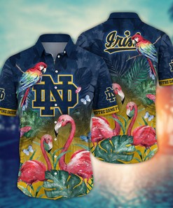 Notre Dame Fighting Irish NCAA Flower Hawaii Shirt For Fans Ver 11