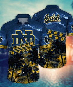 Notre Dame Fighting Irish NCAA Flower Hawaii Shirt For Fans Ver 20