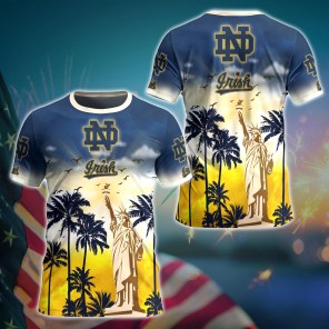 Notre Dame Fighting Irish NCAA Flower Hawaii Shirt For Fans Ver 25