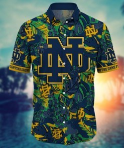 Notre Dame Fighting Irish NCAA Flower Hawaii Shirt For Fans Ver 30