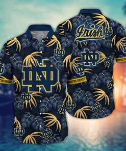 Notre Dame Fighting Irish NCAA Flower Hawaii Shirt For Fans Ver 33