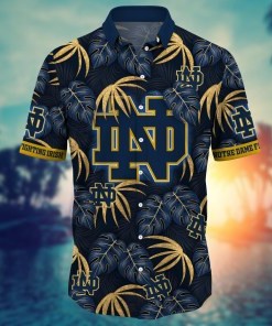 Notre Dame Fighting Irish NCAA Flower Hawaii Shirt For Fans Ver 33