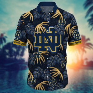 Notre Dame Fighting Irish NCAA Flower Hawaii Shirt For Fans Ver 33