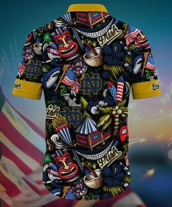 Notre Dame Fighting Irish NCAA Flower Hawaii Shirt For Fans Ver 4