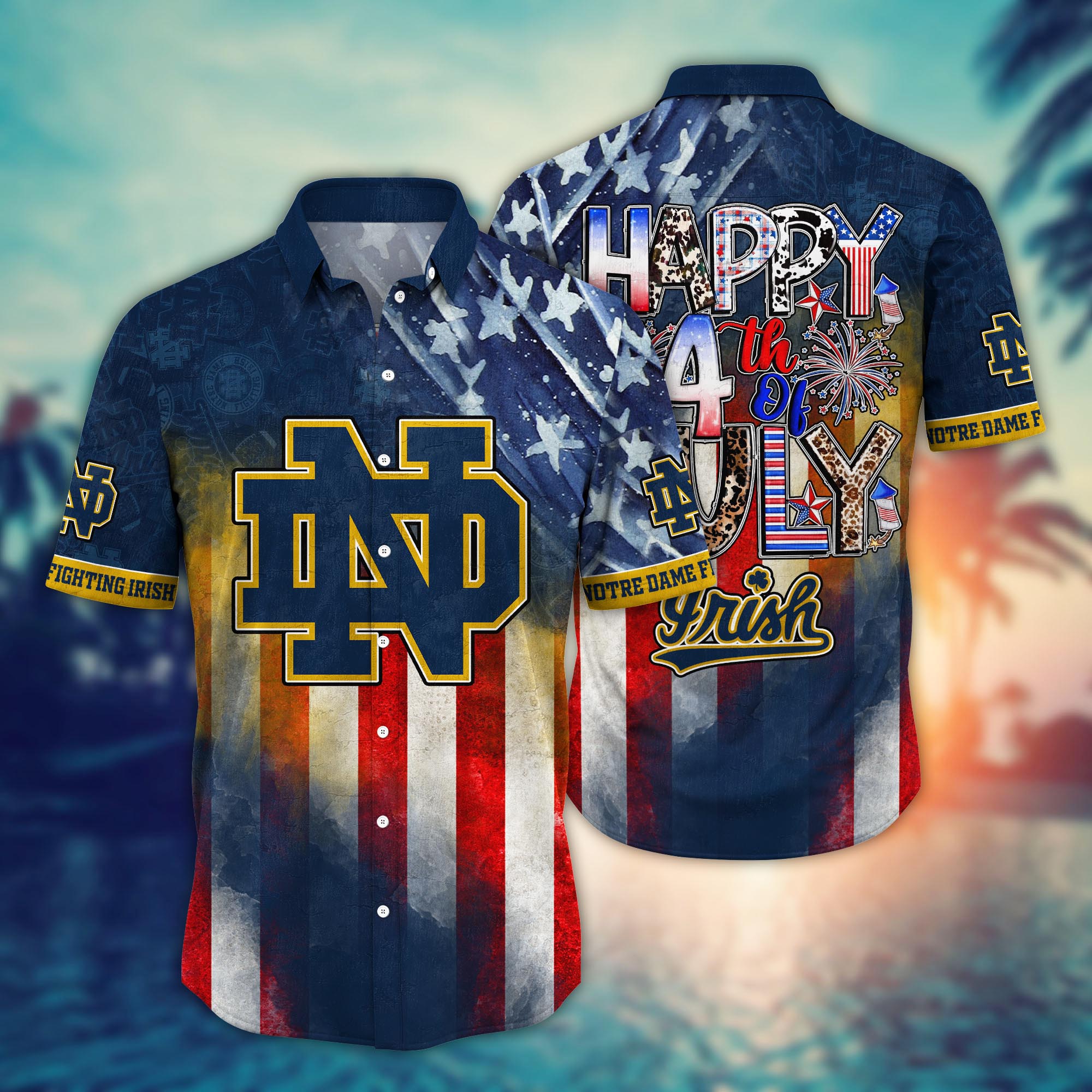 Notre Dame Fighting Irish NCAA Hawaii Shirt Ver 1