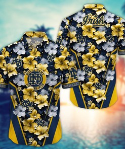 Notre Dame Fighting Irish NCAA Hawaiian Shirt, Aloha Shirt Ver 2