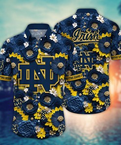 Notre Dame Fighting Irish NCAA Hawaiian Shirt for This Summer Customize Shirt Any Team