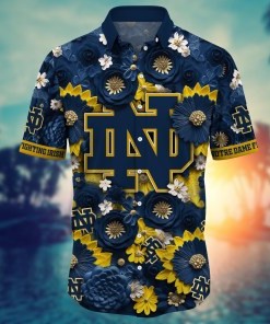 Notre Dame Fighting Irish NCAA Hawaiian Shirt for This Summer Customize Shirt Any Team