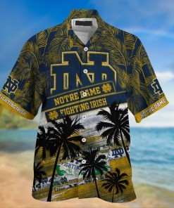 Notre Dame Fighting Irish NCAA Palm Tree Pattern Hawaii Shirt For Sports Fans