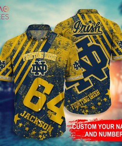 Notre Dame Fighting Irish Personalized Hawaiian Shirt