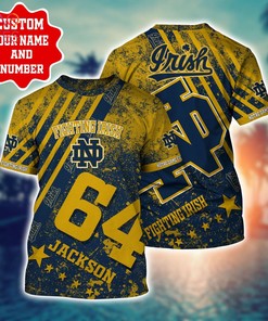 Notre Dame Fighting Irish Personalized Hawaiian Shirt