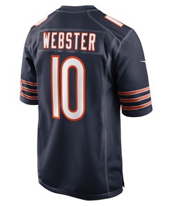 Nsimba Webster Chicago Bears Game Player Jersey - Navy