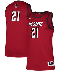 Number 21 Nc State Wolfpack Adidas Swingman Jersey Red Ncaa