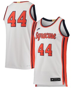 Number 44 Syracuse Orange Retro Limited Jersey White Ncaa