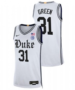 Nyah Green 31 Duke Blue Devils 2023 Cameron Brotherhood Limited Basketball Men Jersey - White