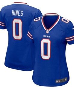 Nyheim Hines 0 Buffalo Bills Women's Game Player Jersey - Royal