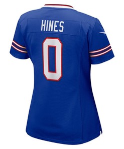 Nyheim Hines 0 Buffalo Bills Women's Game Player Jersey - Royal