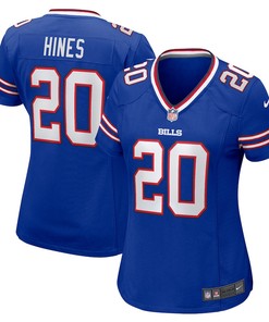 Nyheim Hines Buffalo Bills Women's Game Player Jersey - Royal