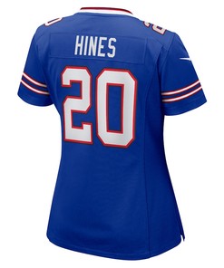 Nyheim Hines Buffalo Bills Women's Game Player Jersey - Royal
