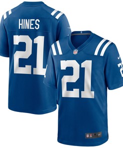 Nyheim Hines Indianapolis Colts Game Jersey - Royal Nfl