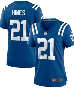 Nyheim Hines Indianapolis Colts Womens Game Jersey - Royal Nfl