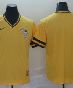 Oakland Athletcs Yellow Mlb Personalized Retro Classic Throwback Jersey