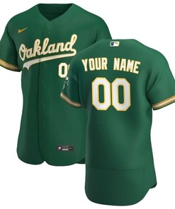 Oakland Athletics 2020 Mlb Personalized Custom Green Jersey