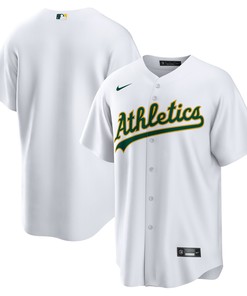 Oakland Athletics Home Blank Replica Jersey - White Mlb