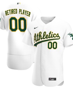 Oakland Athletics Home Pick-a-player Retired Roster Authentic Jersey - White Custom Jerseys Mlb