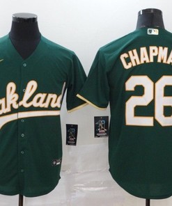 Oakland Athletics Matt Chapman #26 2020 Mlb Green Jersey