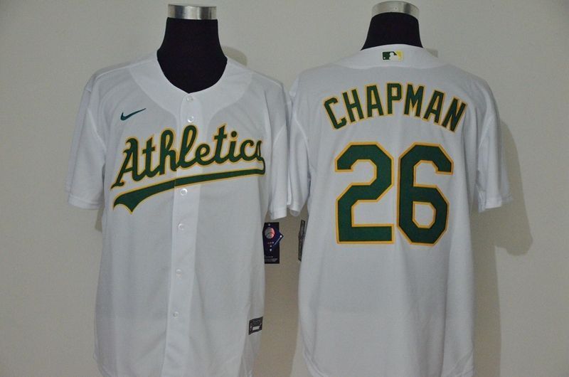 Oakland Athletics Matt Chapman #26 2020 Mlb White Jersey