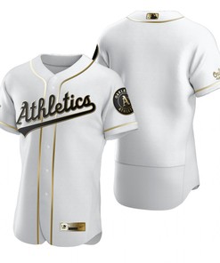Oakland Athletics Mlb Golden Brandedition White Jersey Gift For Athletics Fans