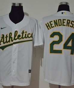 Oakland Athletics Rickey Henderson #24 2020 Mlb White Jersey