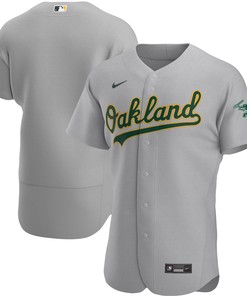 Oakland Athletics Road Authentic Team Jersey Gray Mlb